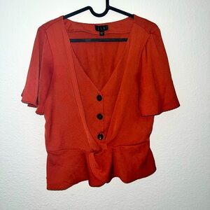 OLM burnt orange top